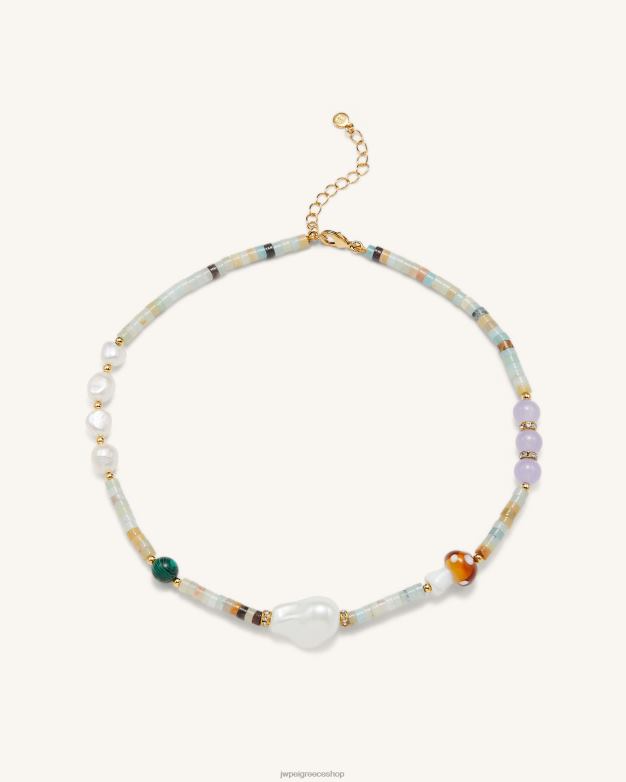 κολιέ JW PEI L4XRH405 αμαζόνιος κολιέ με μανιτάρια με πολλές χάντρες