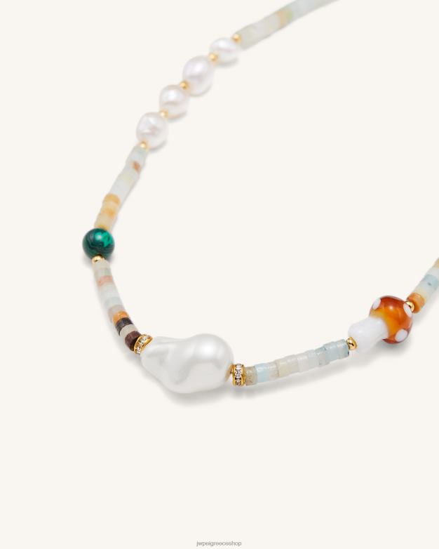 κολιέ JW PEI L4XRH405 αμαζόνιος κολιέ με μανιτάρια με πολλές χάντρες