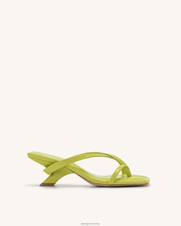μουλάρι JW PEI L4XRH279 πράσινο ασβέστη maeve strappy mule