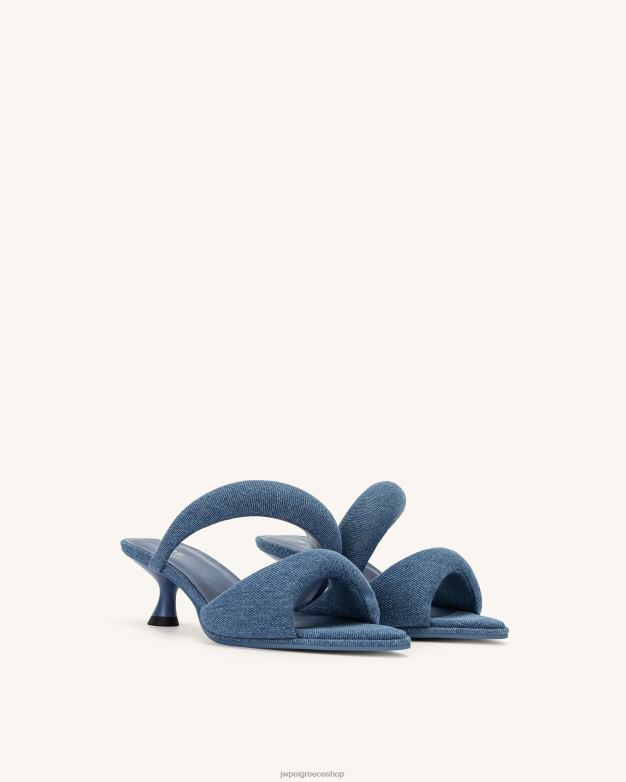 μουλάρι JW PEI L4XRH303 μπλε sara mule denim