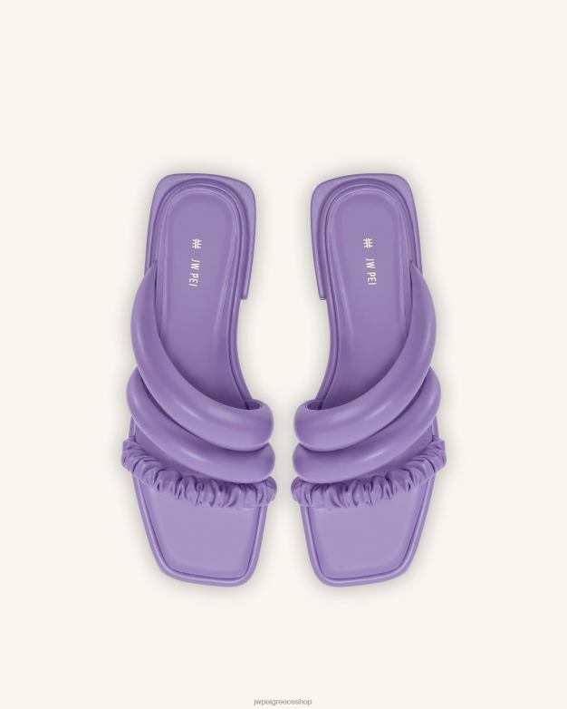 μουλάρι JW PEI L4XRH337 μωβ λεβάντας jada flat mule