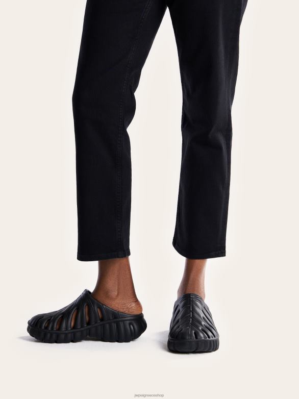 σανδάλι JW PEI L4XRH311 μαύρος τσόκαρα πλατφόρμας φύλλων tara