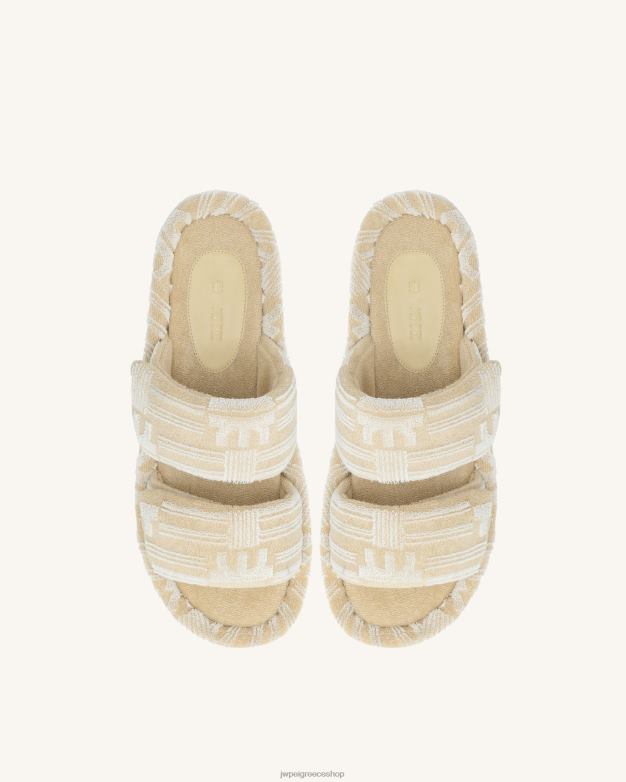 σανδάλι JW PEI L4XRH315 γάλα βρώμης lexi terry slide σανδάλι