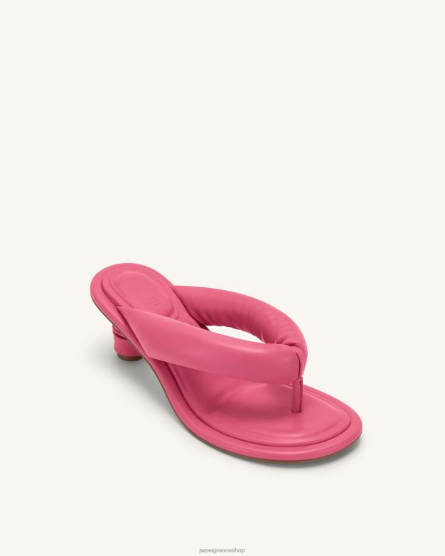 σανδάλι JW PEI L4XRH332 κόκκινο τριαντάφυλλο τάλια φουσκωμένο σανδάλι