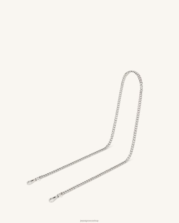 λουρί JW PEI L4XRH252 ασήμι ιμάντα αλυσίδας ίριδας