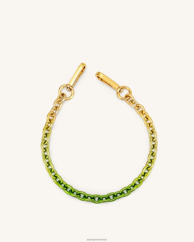 λουρί JW PEI L4XRH262 πράσινος ιμάντας αλυσίδας ντεγκραντέ