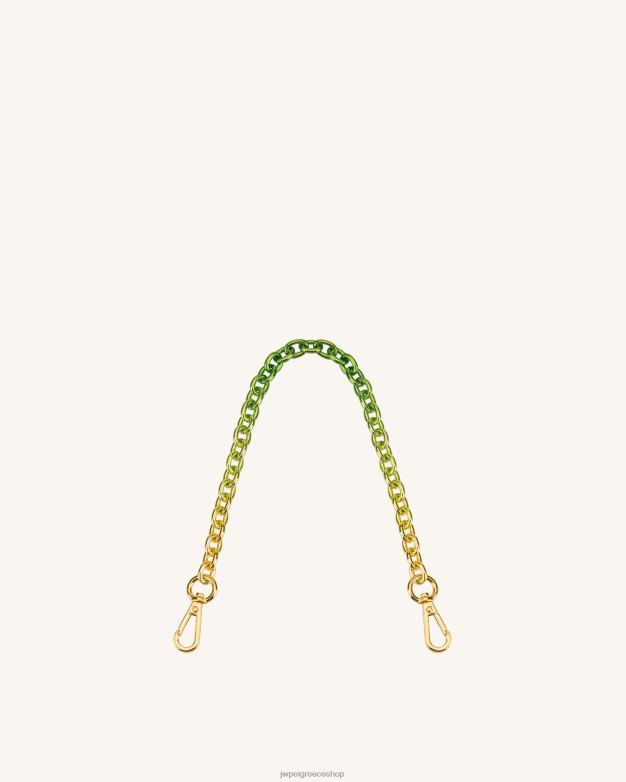 λουρί JW PEI L4XRH262 πράσινος ιμάντας αλυσίδας ντεγκραντέ