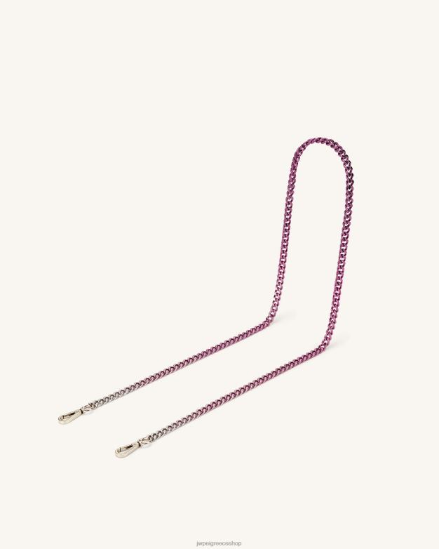 λουρί JW PEI L4XRH277 μωβ λουράκι αλυσίδας ντεγκραντέ