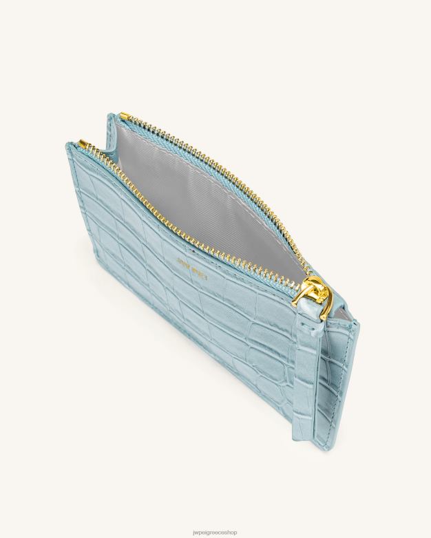 κάτοχος κάρτας JW PEI L4XRH290 κροκό πάγου θήκη για κάρτες quinn με φερμουάρ