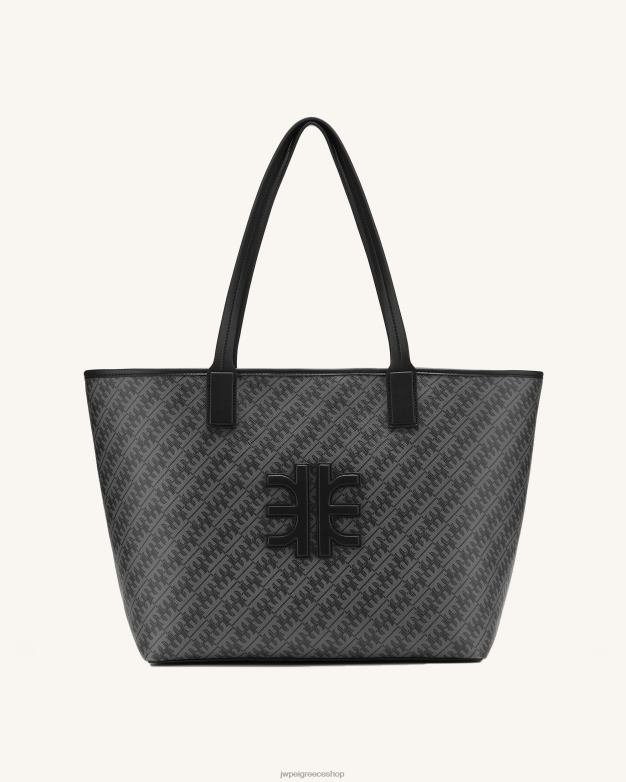 τσάντα totes JW PEI L4XRH247 σιδερένιο μαύρο fei tote bag