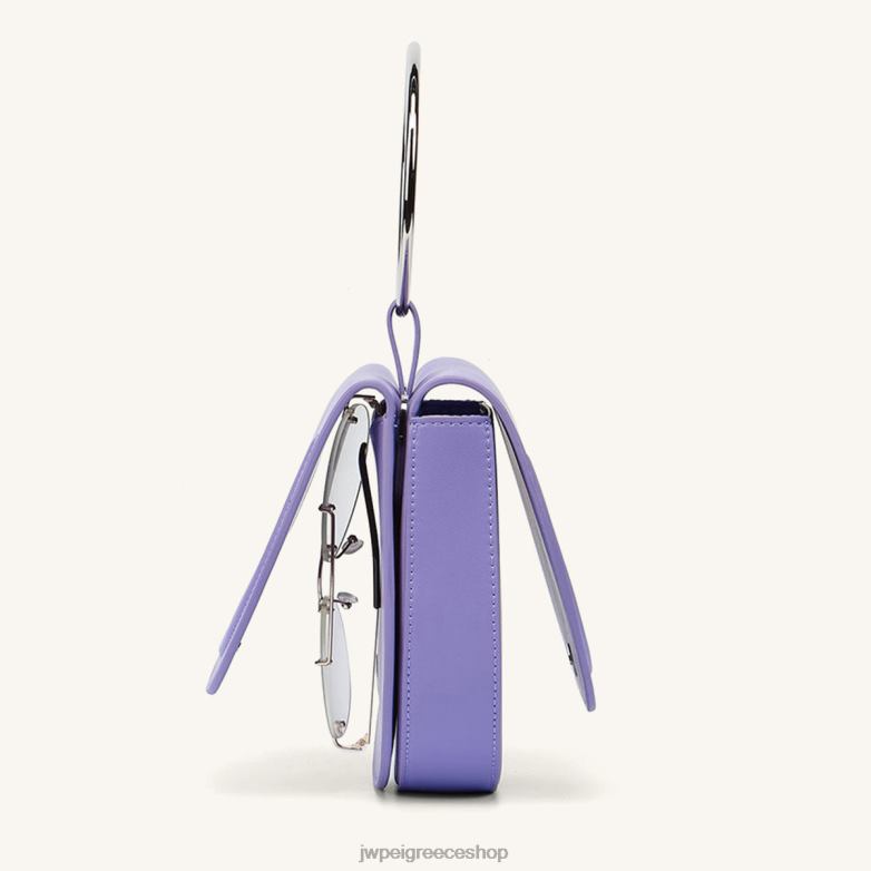 τσάντα χιαστί JW PEI L4XRH13 βιολέτα το διπλό φεγγάρι χιαστί