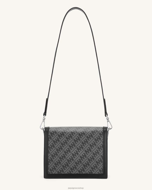 τσάντα χιαστί JW PEI L4XRH36 σιδερένιο μαύρο fei mini flap χιαστί