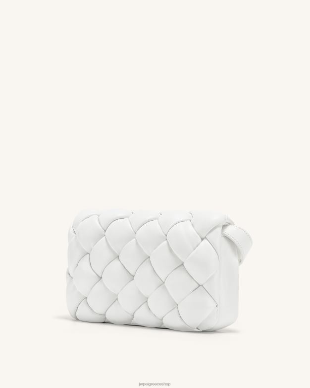 τσάντα χιαστί JW PEI L4XRH37 άσπρο τσάντα λαβύρινθο