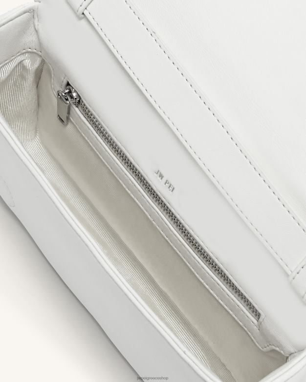 τσάντα χιαστί JW PEI L4XRH37 άσπρο τσάντα λαβύρινθο