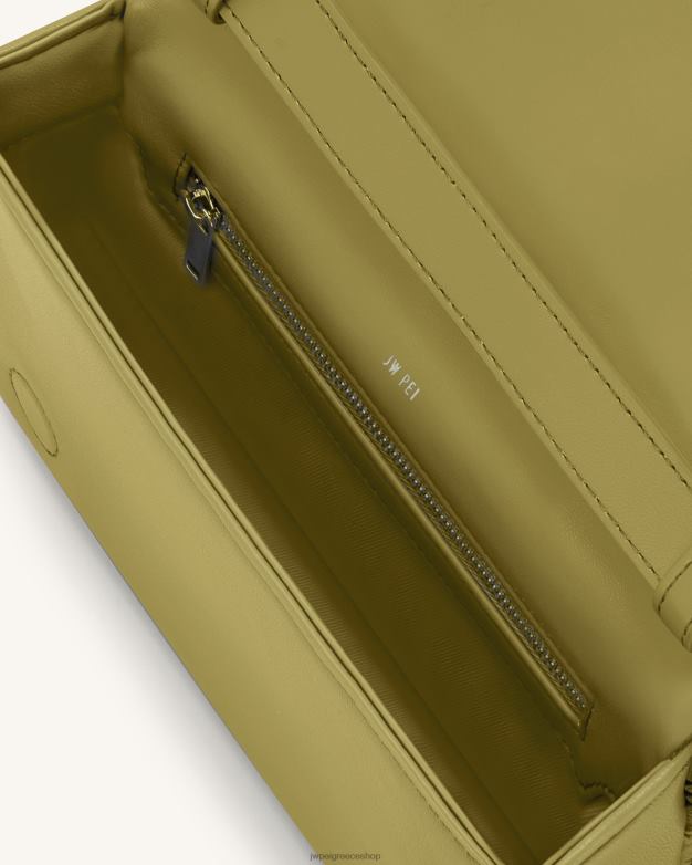 τσάντα χιαστί JW PEI L4XRH48 κεχριμπαρένιο πράσινο λαβύρινθο χιαστί τσάντα