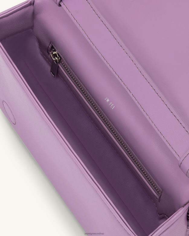 τσάντα χιαστί JW PEI L4XRH50 μωβ λεβάντας λαβύρινθο χιαστί τσάντα