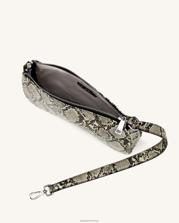 τσάντα ώμου JW PEI L4XRH102 φυσικό φίδι ανάγλυφο τσάντα ώμου eva