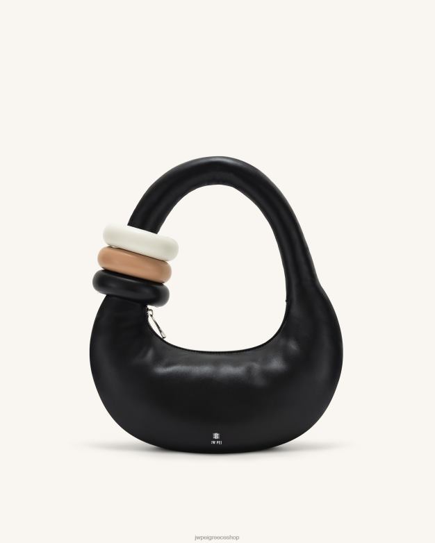 τσάντα ώμου JW PEI L4XRH116 μαύρος τσάντα ώμου άβακας