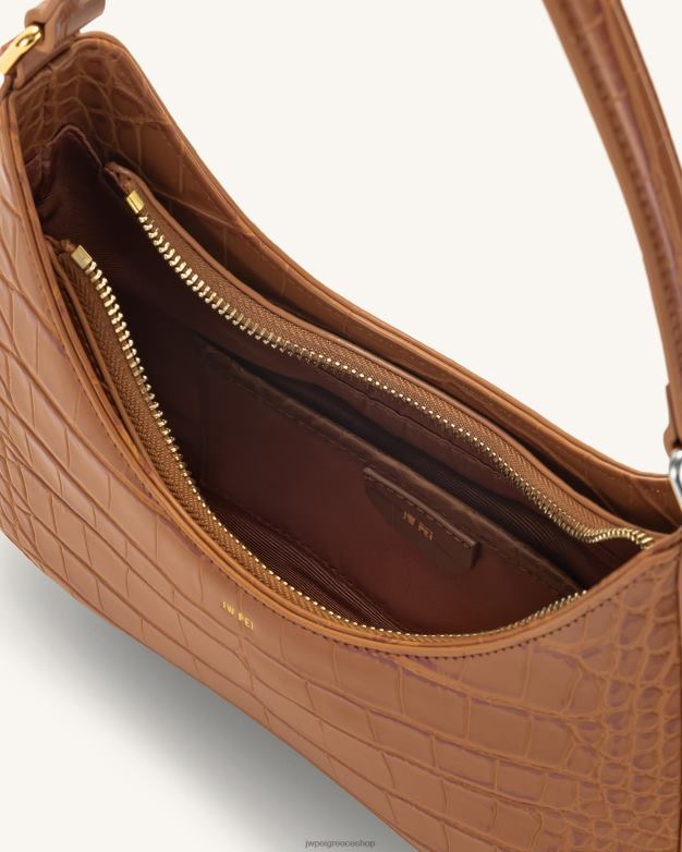 τσάντα ώμου JW PEI L4XRH120 καφέ ρουμπίνι τσάντα ώμου