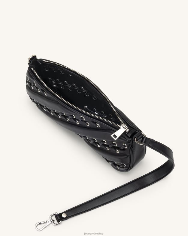 τσάντα ώμου JW PEI L4XRH129 μαύρος τσάντα ώμου με ιμάντες eva