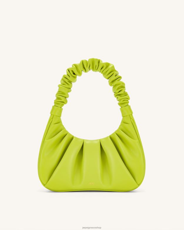 τσάντα ώμου JW PEI L4XRH136 cyber lime τσάντα hobo gabbi ruched