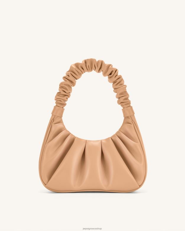 τσάντα ώμου JW PEI L4XRH143 ζάχαρη από ζαχαροκάλαμο τσάντα hobo gabbi ruched