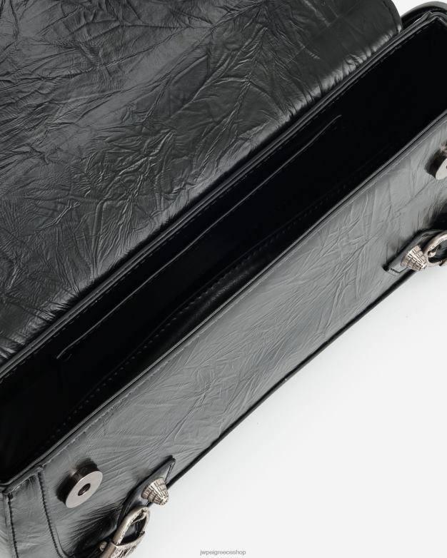 τσάντα ώμου JW PEI L4XRH162 μαύρος τσάντα ώμου θρυμματισμένη sia