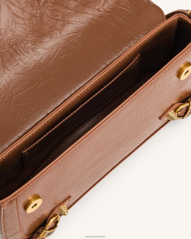 τσάντα ώμου JW PEI L4XRH165 καφέ τσάντα ώμου θρυμματισμένη sia