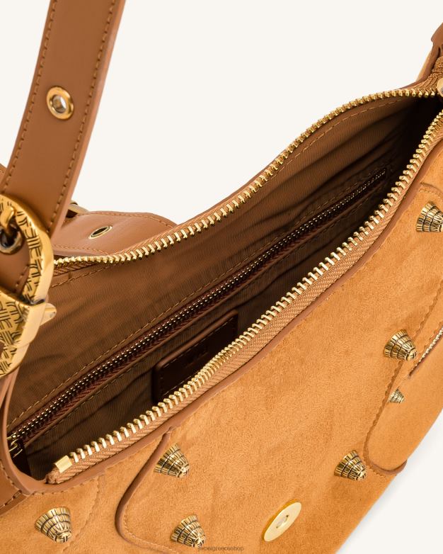 τσάντα ώμου JW PEI L4XRH169 καμήλα τσάντα ώμου tessa suede