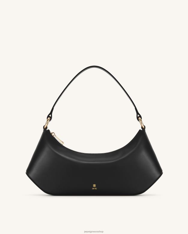 τσάντα ώμου JW PEI L4XRH68 μαύρος τσάντα ώμου κρίνο