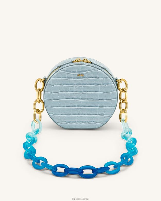 τσάντα ώμου JW PEI L4XRH73 κροκό πάγου Τσάντα ώμου luna gradient ακρυλική αλυσίδα