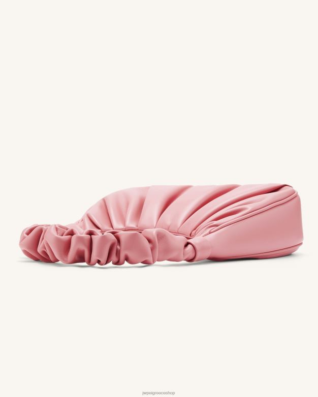 τσάντα ώμου JW PEI L4XRH83 κοραλλιομύγδαλο τσάντα hobo gabbi ruched