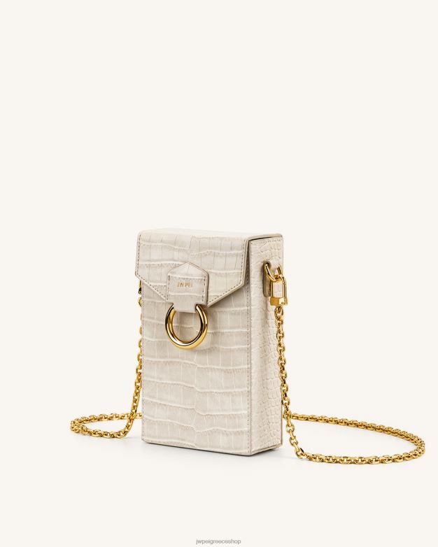 τσάντα τηλεφώνου JW PEI L4XRH187 ελεφαντόδοντο κροκ θήκη τηλεφώνου lola αλυσίδα