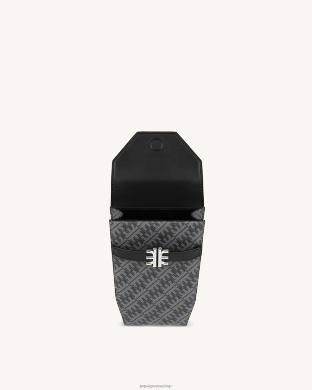 τσάντα τηλεφώνου JW PEI L4XRH211 σιδερένιο μαύρο θήκη τηλεφώνου fei αλυσίδα