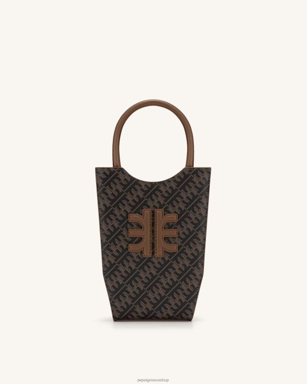 τσάντα τηλεφώνου JW PEI L4XRH221 σκούρο καφέ τσάντα τηλεφώνου fei